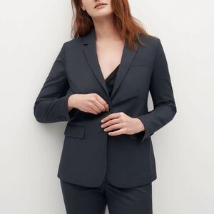 Pierre Cardin black button blazer